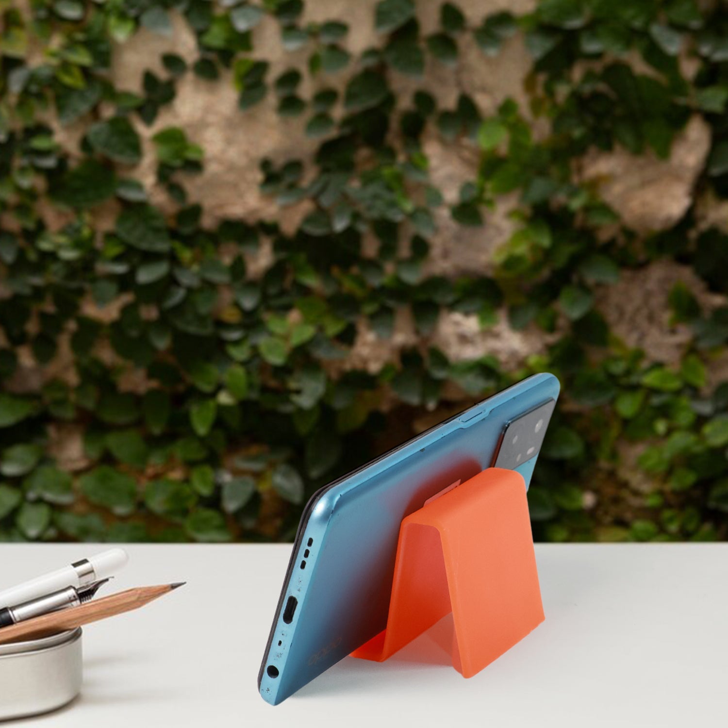 Durable Plastic Mobile Phone Stand With Angled Support (1 Pc  Mix Color) Wukusy