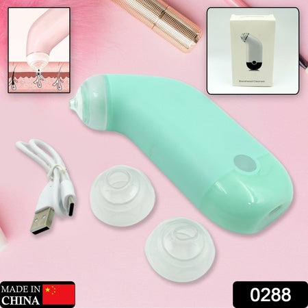 0288 Vacuum Blackhead Machine Reduce Spot Mini Handheld Lifting Massage Facial Blackhead Remover For Skin Care (1 Pc) Wukusy