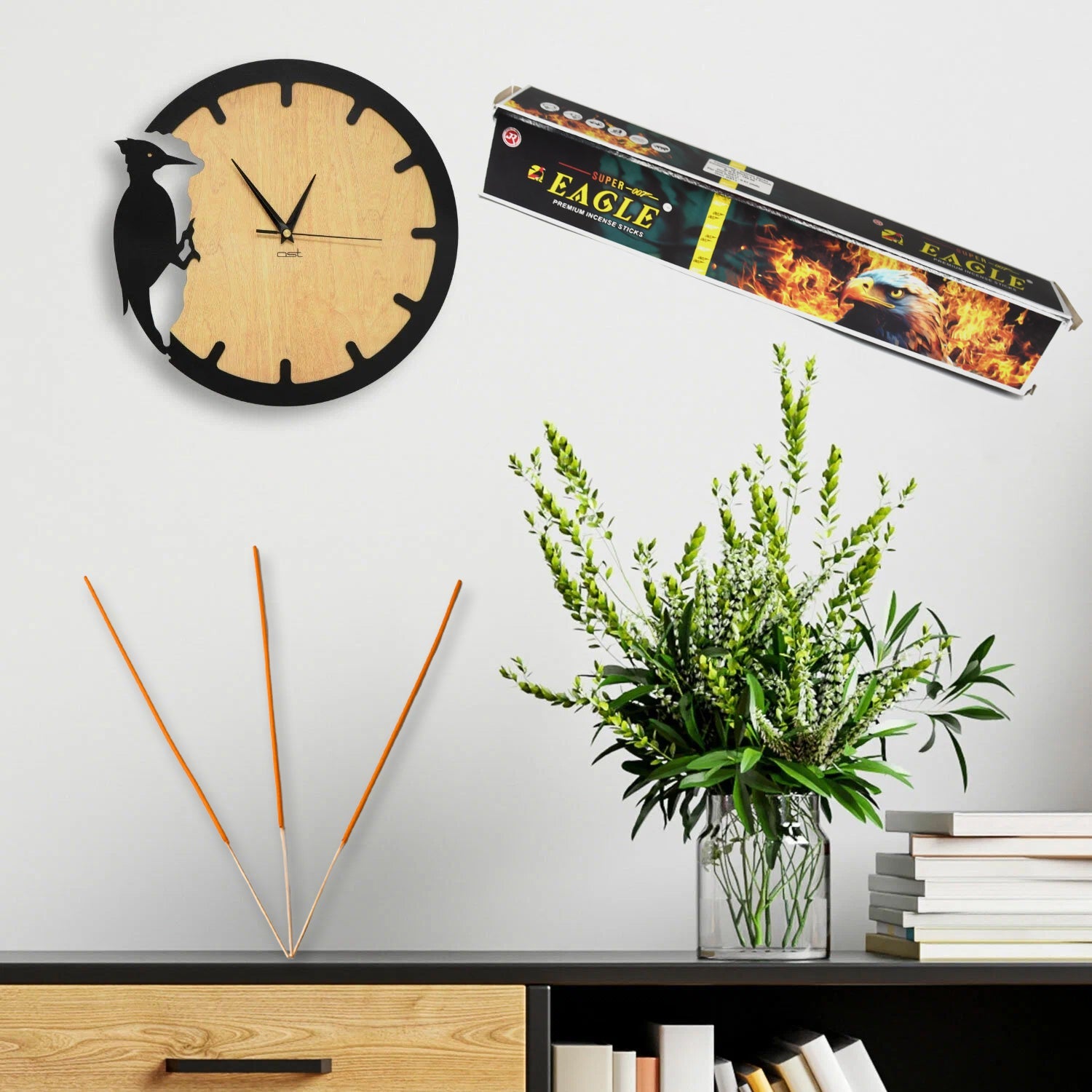 13119 Mosquito Agarbatti Stick Mosquito Agarbatti 1 Box (12 Packet  120 Sticks) (Incense Stick) Wukusy