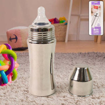 Apex Stainless Steel Little Champ Baby Feeding Bottle  (250 Ml) Wukusy