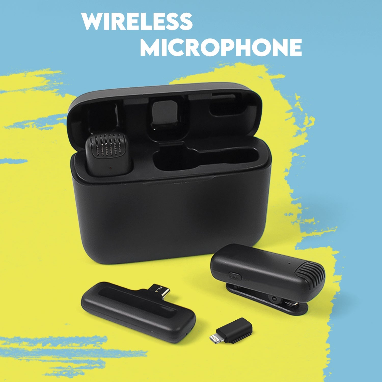 Wireless Microphones Collar Mic For All Smart Phone  Type-c  (1 Set) Wukusy