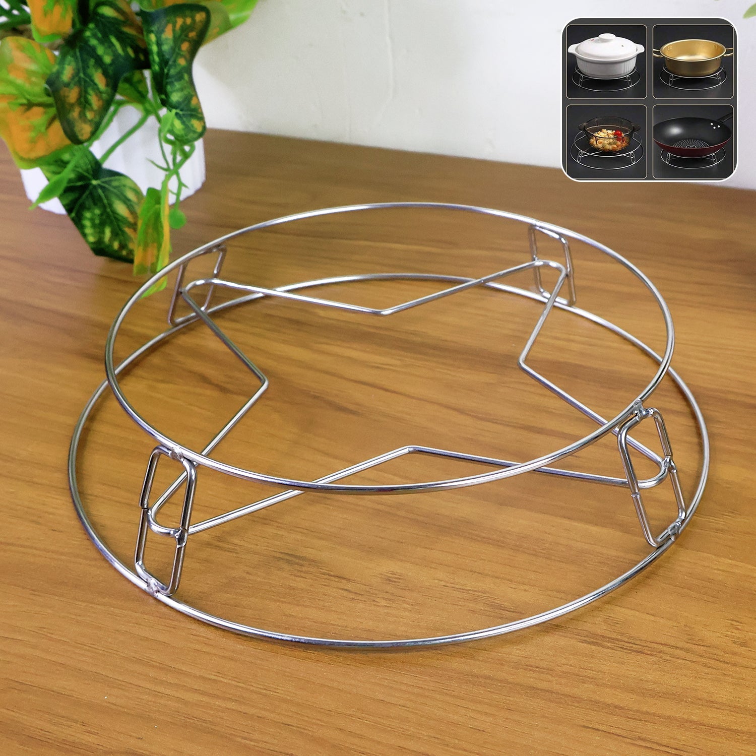 Heavy Duty Stainless Steel Gas Stove Stand (1 Pc) Wukusy