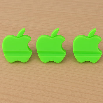Apple-shaped Plastic Mobile Phone Holder (3 Pc  Mix Color)