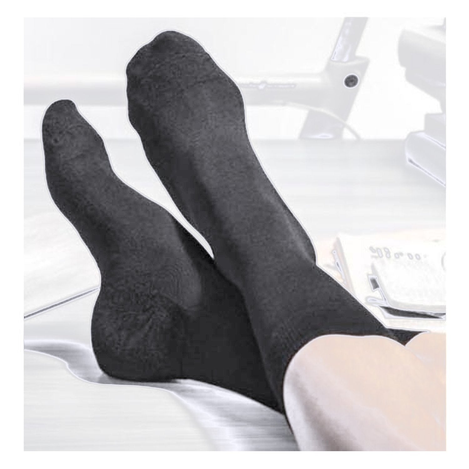7301 Socks Breathable Thickened Classic Simple Soft Skin Friendly Wukusy