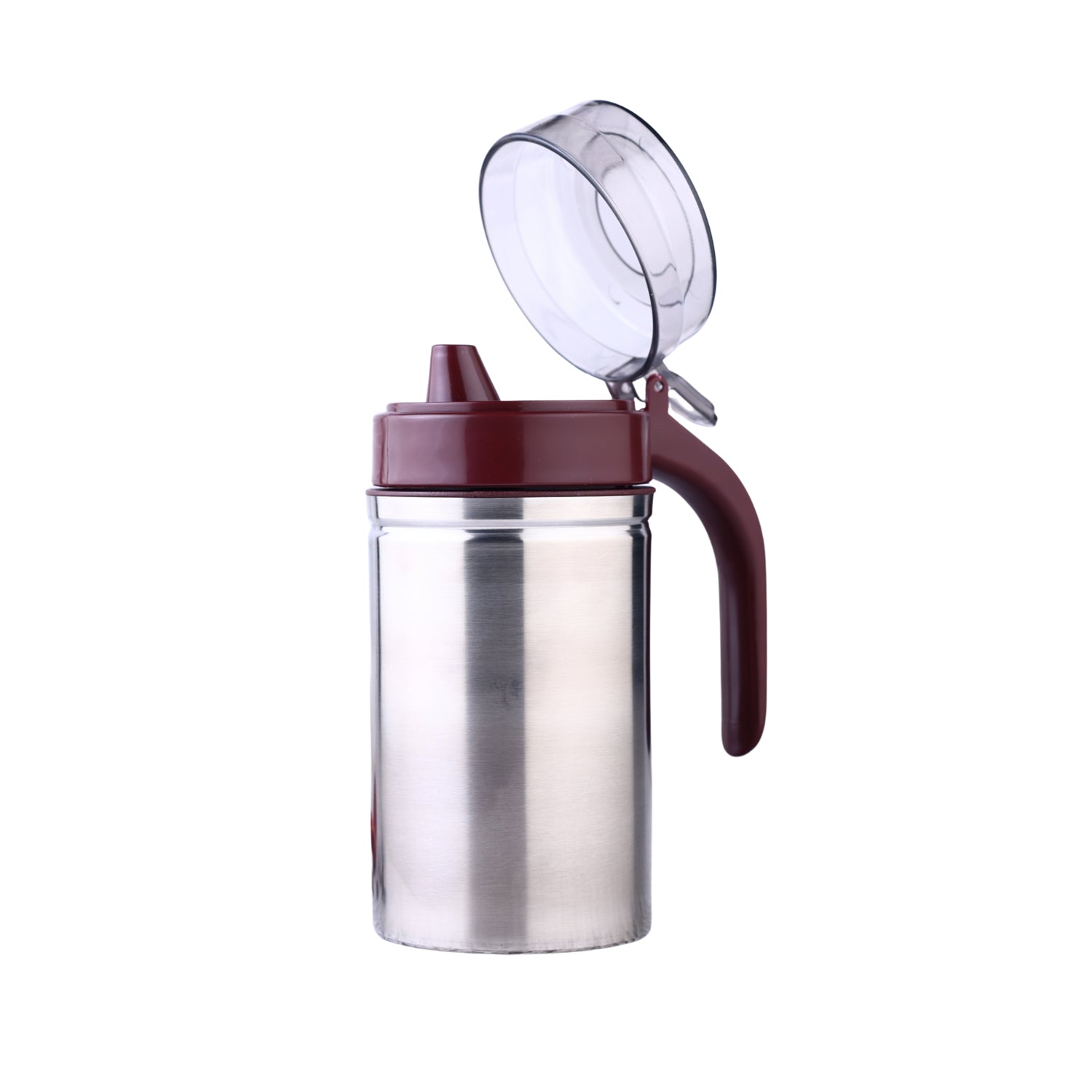 8126 Oil Dispenser Stainless Steel With Small Nozzle 500ml Oil Container. Wukusy