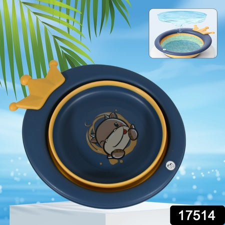 17514 Cartoon Shape Wash Basin Space Saving Multi Function Foldable Baby Wash Basin Easy Clean Lightweight Thicken For Washing Face For Home (33x31 Cm  1 Pc) Wukusy