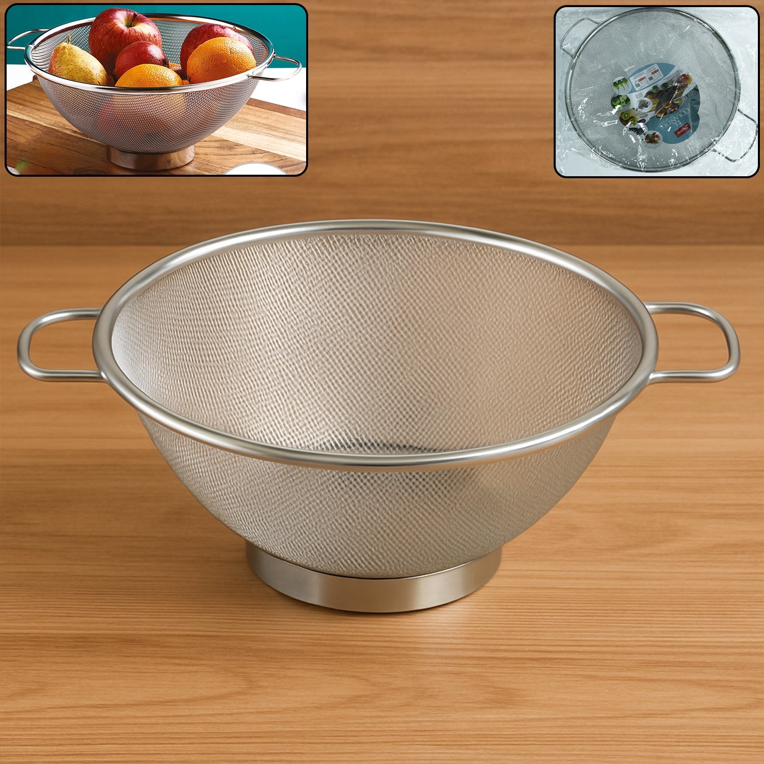 Apex Stainless Steel Mesh Colander Wukusy