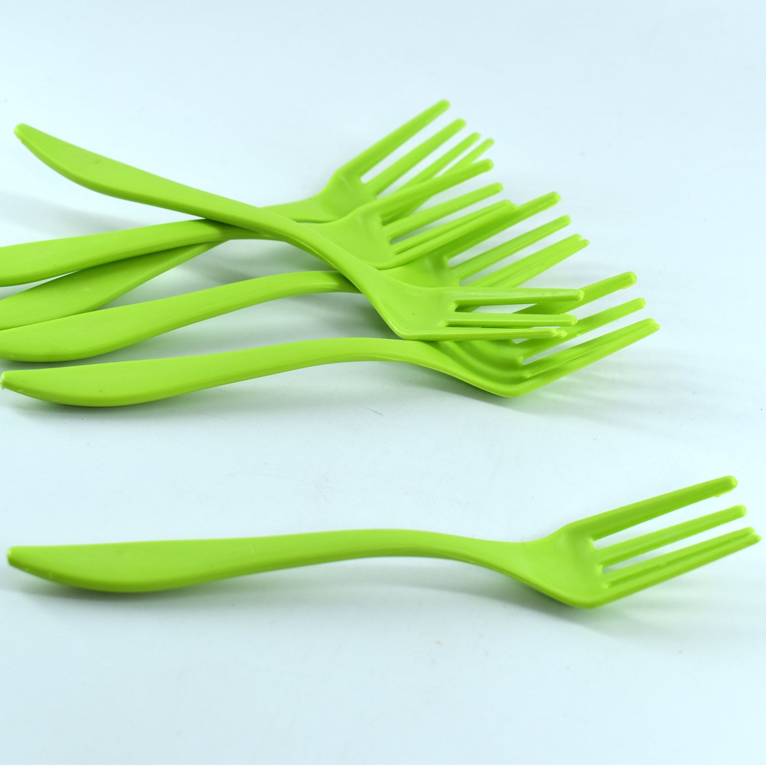 2839 Small Plastic 6pc Serving Fork Set For Kitchen Wukusy