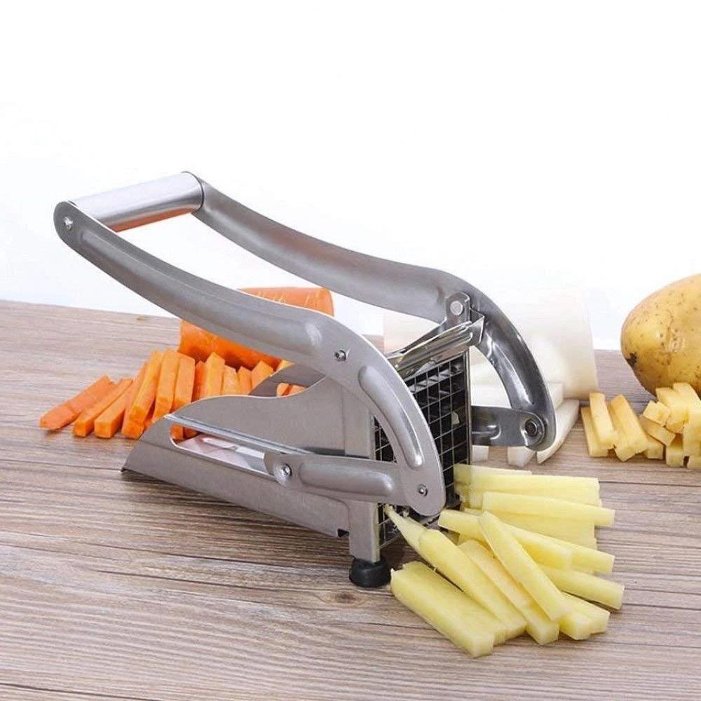 0083a French Fries Potato Chips Strip Cutter Machine With Blade Wukusy