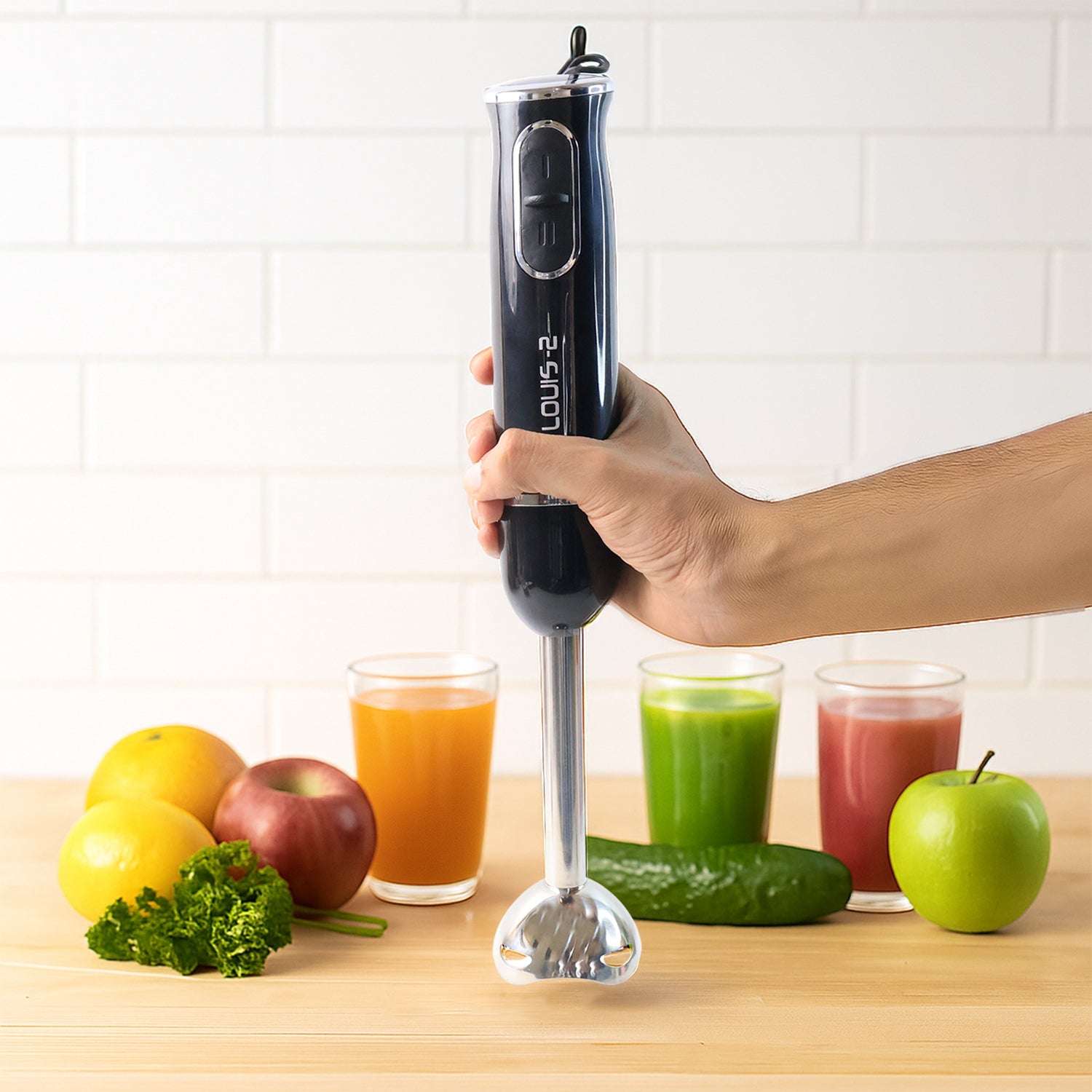 Orbit Electric Hand Blender With Stainless Steel Blade (1 Pc) Wukusy