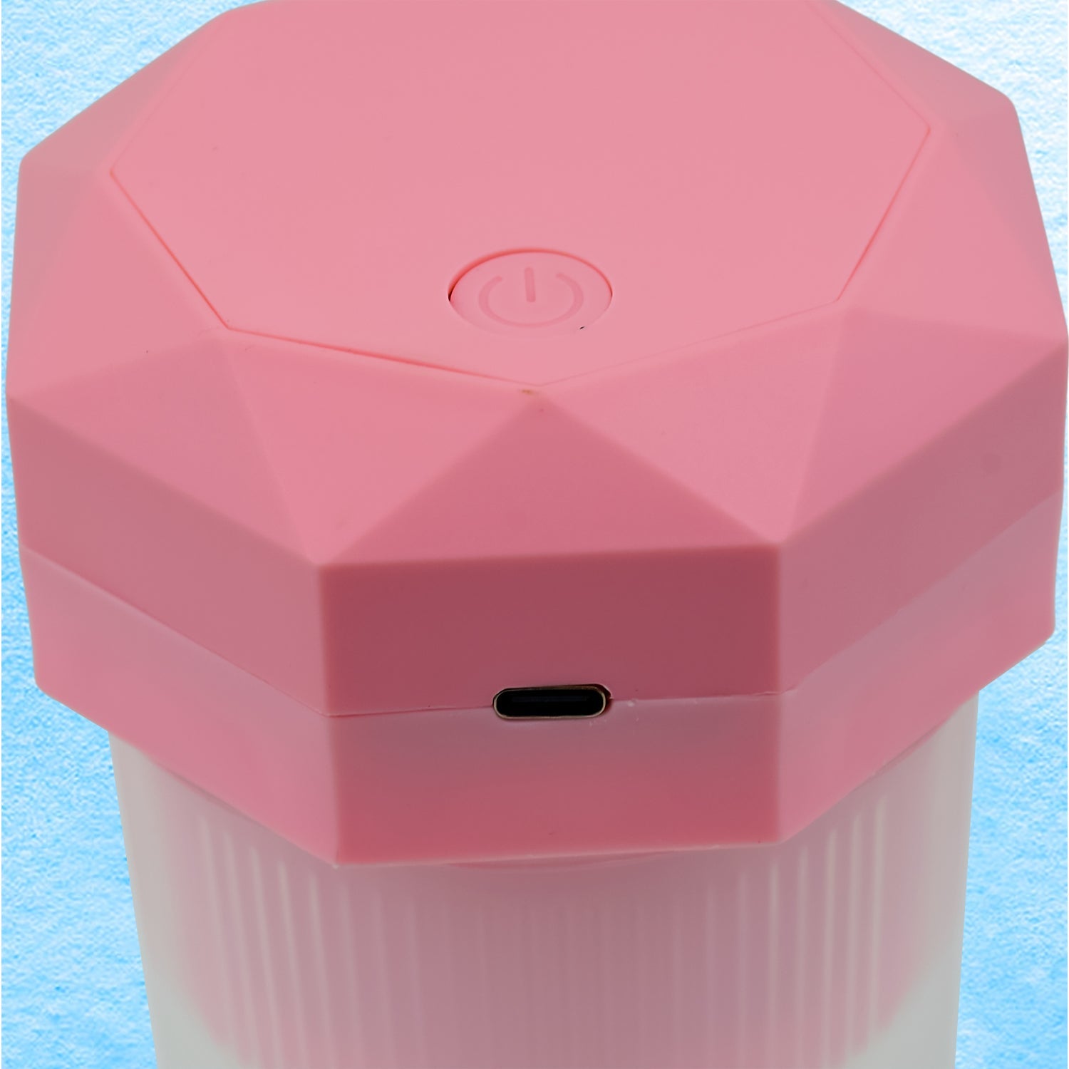 Portable Multifunctional Electric Juicer Cup Usb Juice Maker 6 Blade (350 Ml) Wukusy