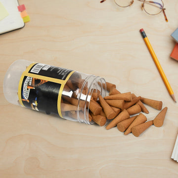 Dark Rose Dhoop Cones Premium Dark Rose Dhoop (120 Gm.) Wukusy