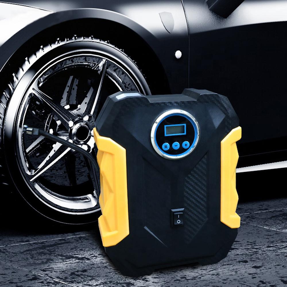 1618 Portable Electric Car Air Compressor Pump For Car And Bike Tyre Wukusy