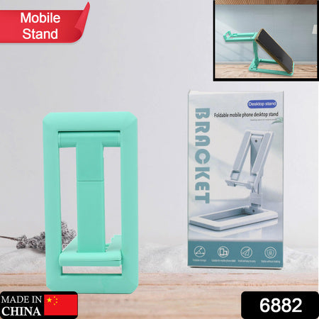 6882 Mobile Phone Stand Mobile Phone Holder Table Adjustable Angle Height Foldable Non-slip Sturdy Mobile Phone Holder Desktop Phone Holder For All Smartphones Wukusy
