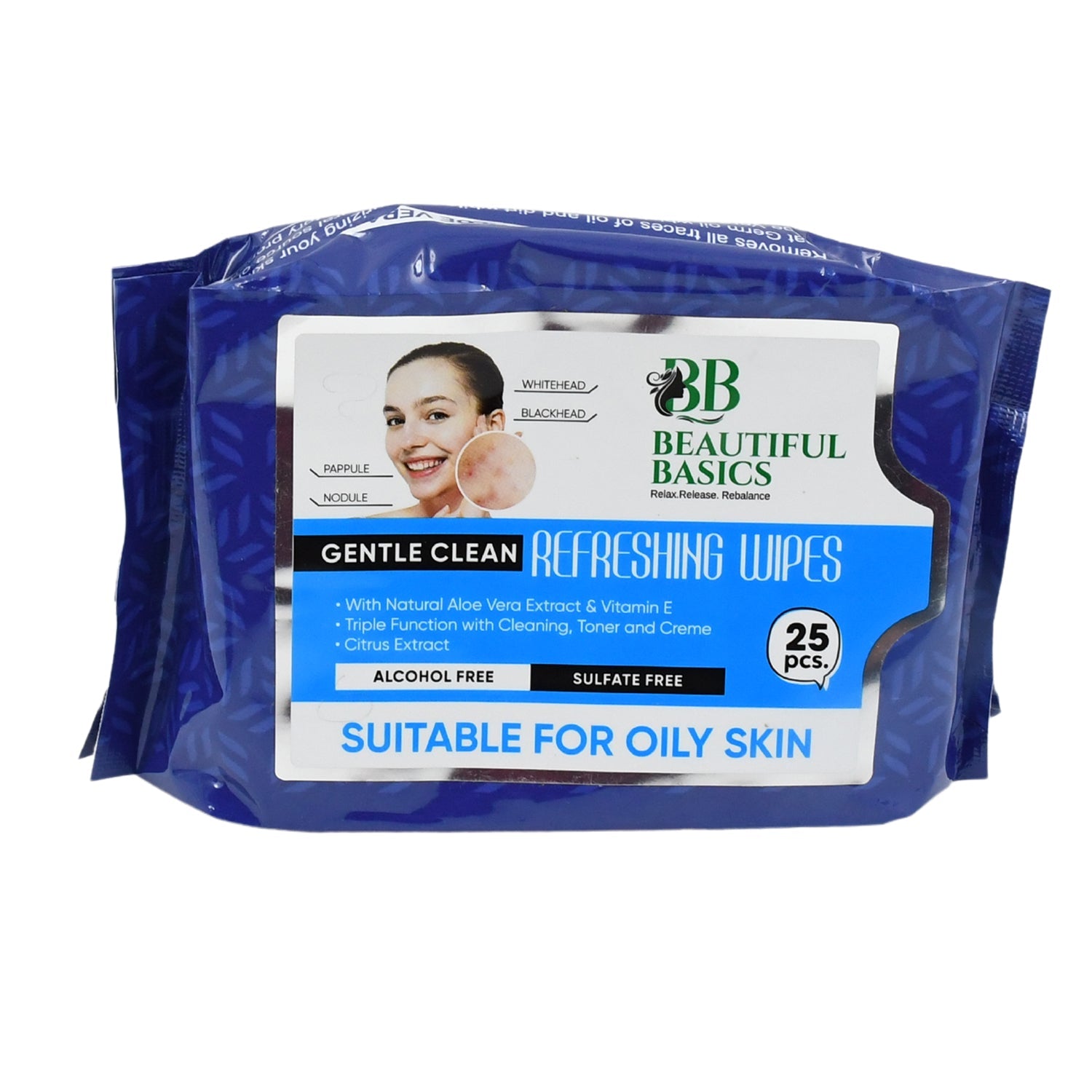 Refreshing Wet Wipes For Face  Facial Cleansing  Refreshing  Skin Hydration Soothing For Skin  Ph Balance  Alcohol Free  Nourishing With Fruit Extract  25 Wipes Wukusy