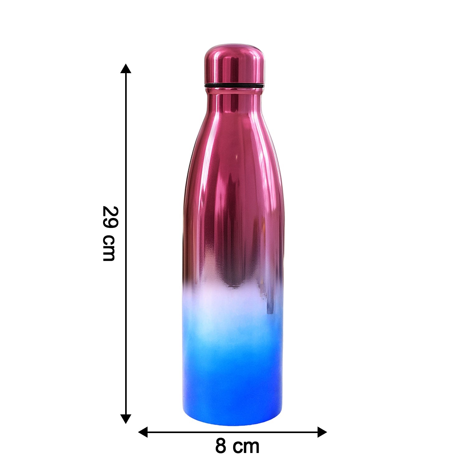 Stainless Steel Water Bottle (Approx 1000ml  1 Pc) Wukusy