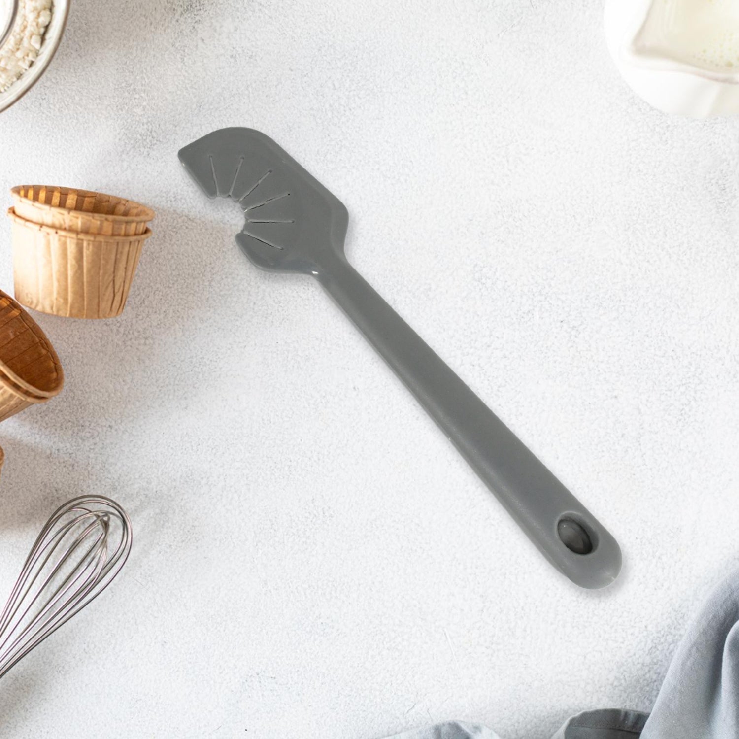 5646 Silicon Whisk Cleaner Kitchen Tool  Whisk Scraper Tool (1pc) Wukusy