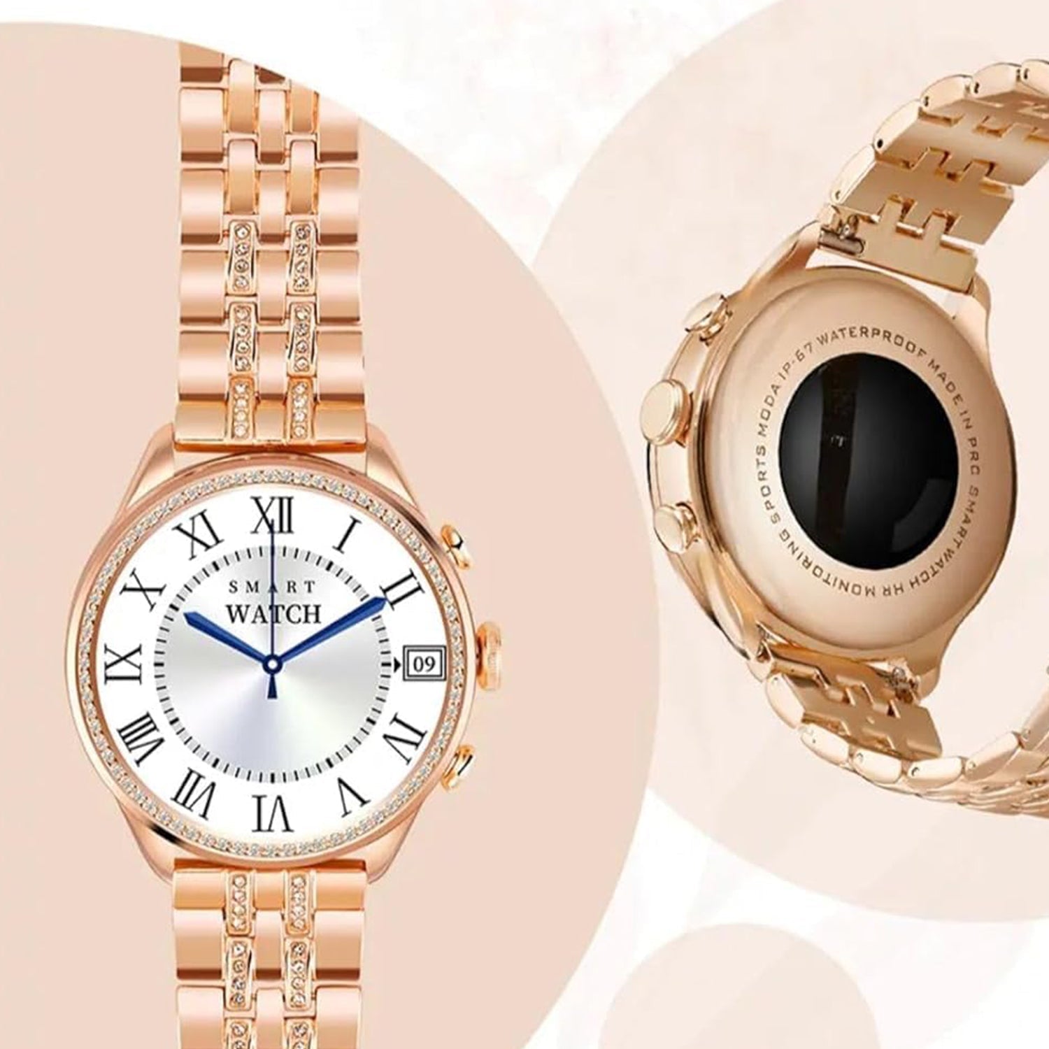 Gen 9 Diamond Strap Latest Smartwatch Hd Display 2 Straps (1 Set) Wukusy