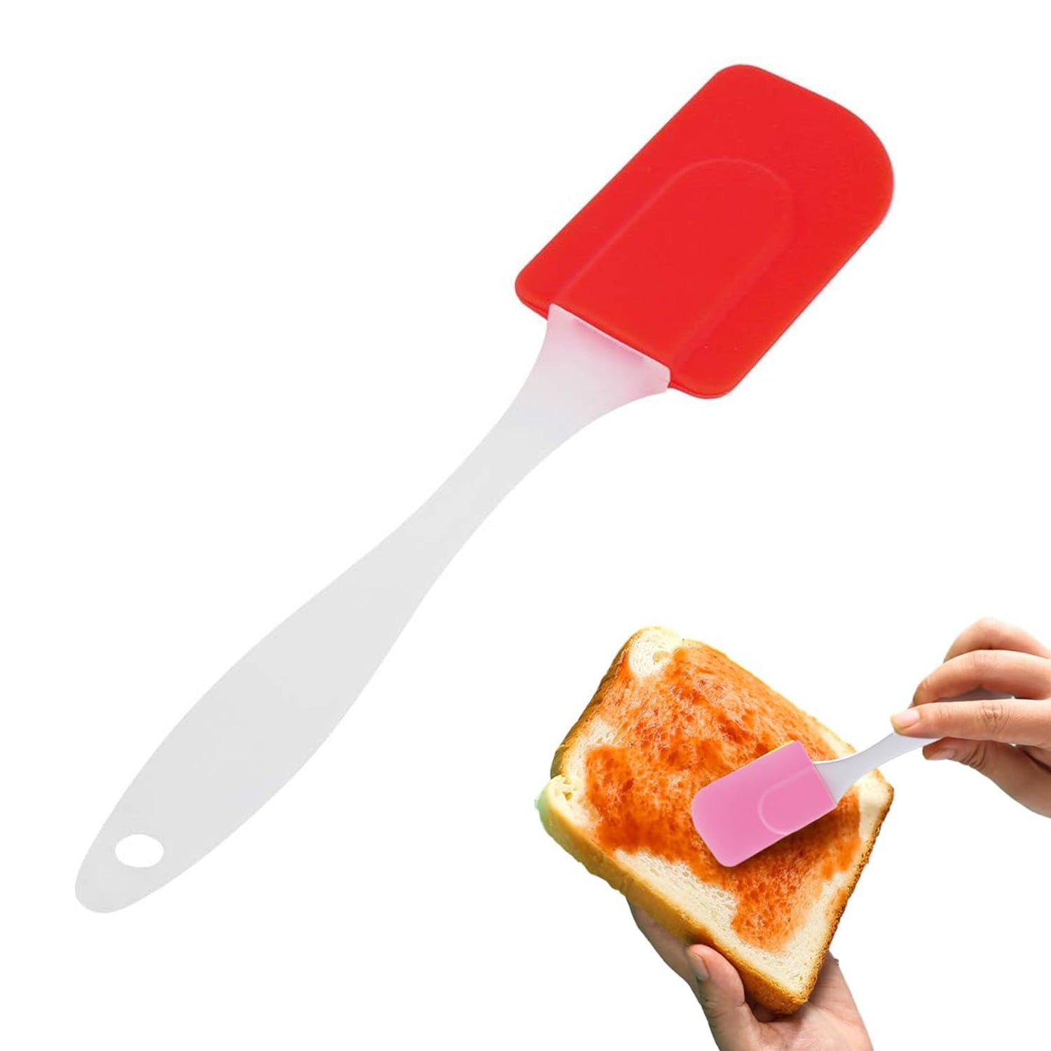 Silicone Cooking Spatula For Baking (1 Pc  18 Cm) Wukusy