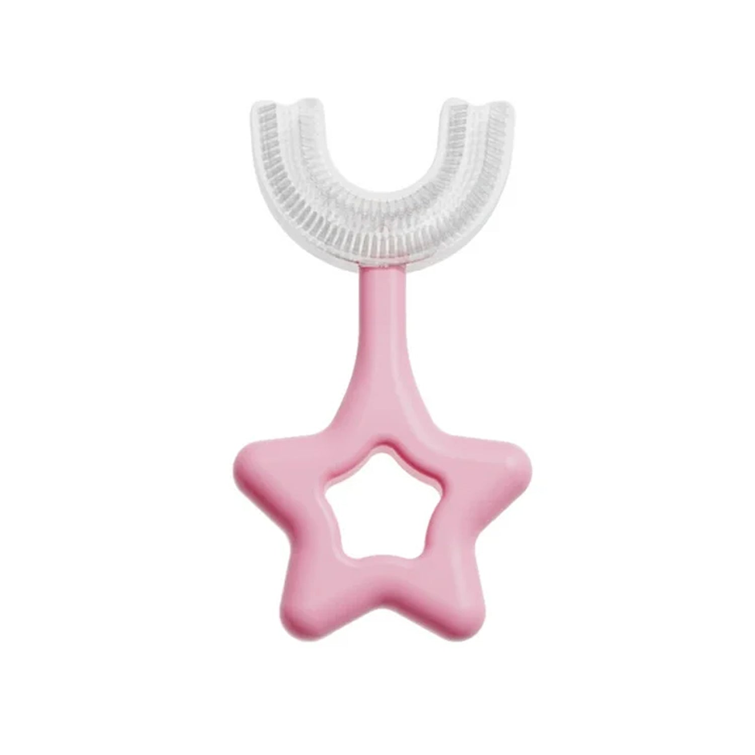 Star  U-shape Silicone Manual Toothbrush (1 Pc) Wukusy