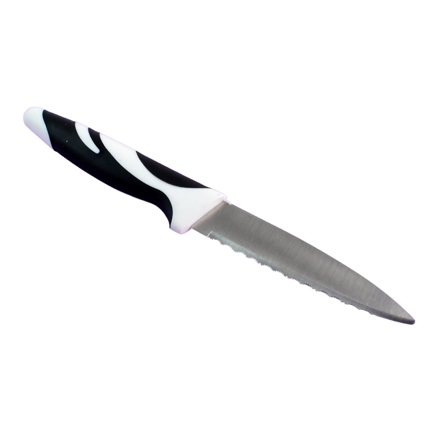 Ritu Stainless Steel Serrated Blade Zebra Kitchen Knife (1 Pc) Wukusy