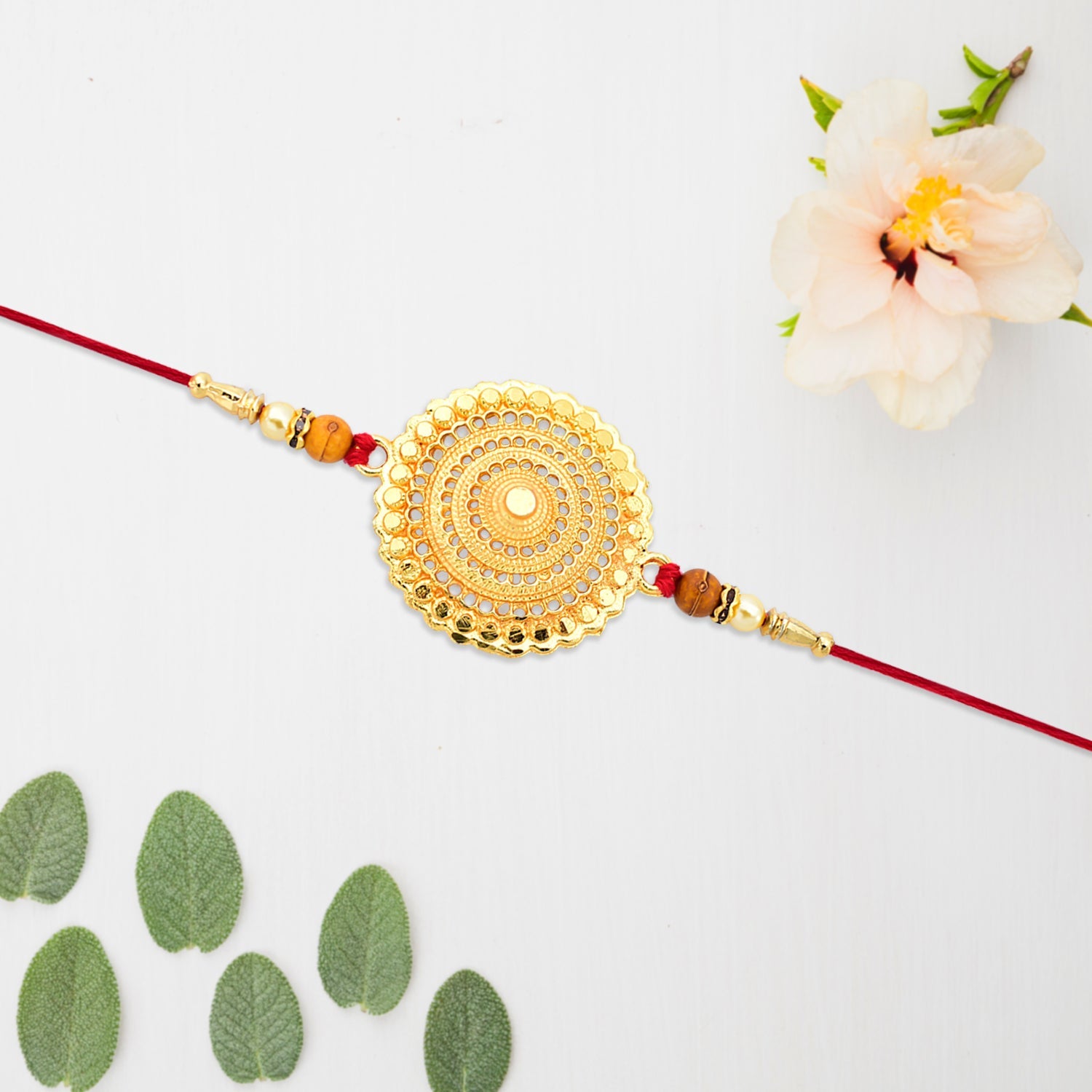 Golden Flower Rakhi Wukusy
