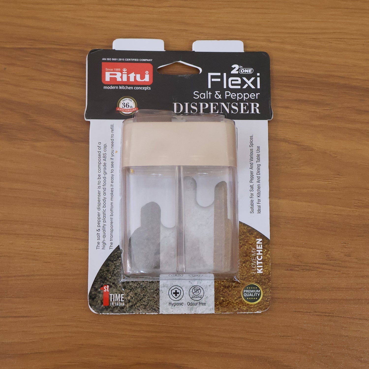 Ritu Premium 2-in-1 Salt And Pepper Dispenser Wukusy