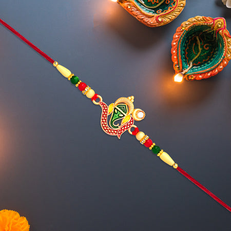 Ganpati Rakhi For Rakshabandhan Wukusy