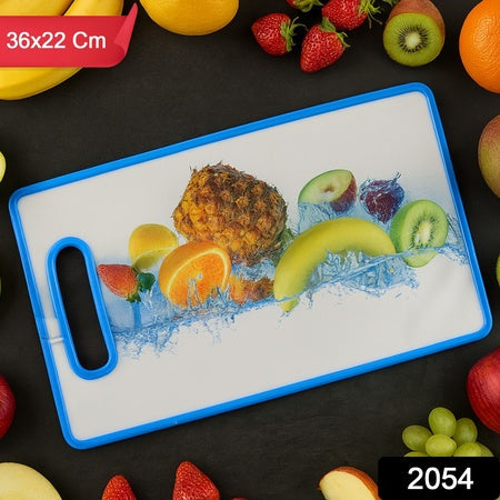 Large Rectangular Fruit Print Cutting Board (36x22cm  1 Pc) Wukusy