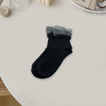7295 Classic Simple Soft Skin Friendly Socks ( 1 Pair ) Wukusy