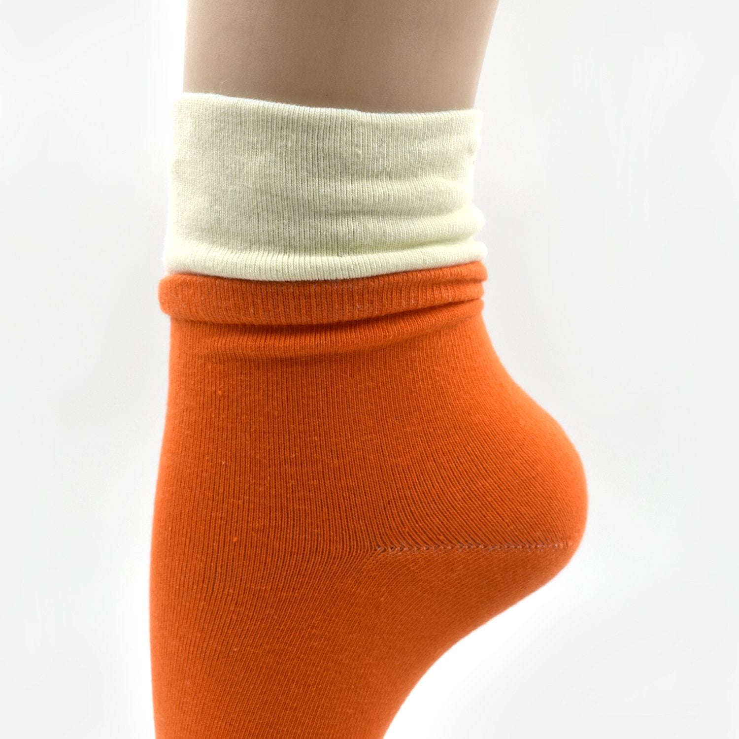 7357 Socks Breathable Thickened Classic Simple Soft Skin Friendly (1pair) Wukusy