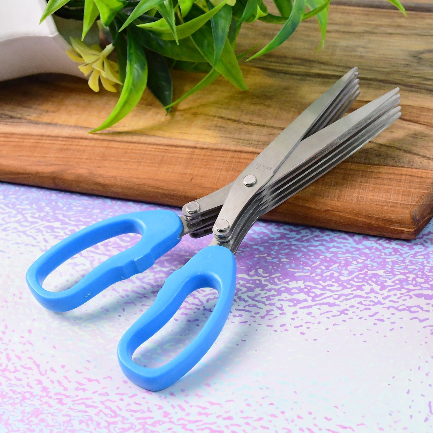 5-blade Multipurpose Herb Scissors Wukusy