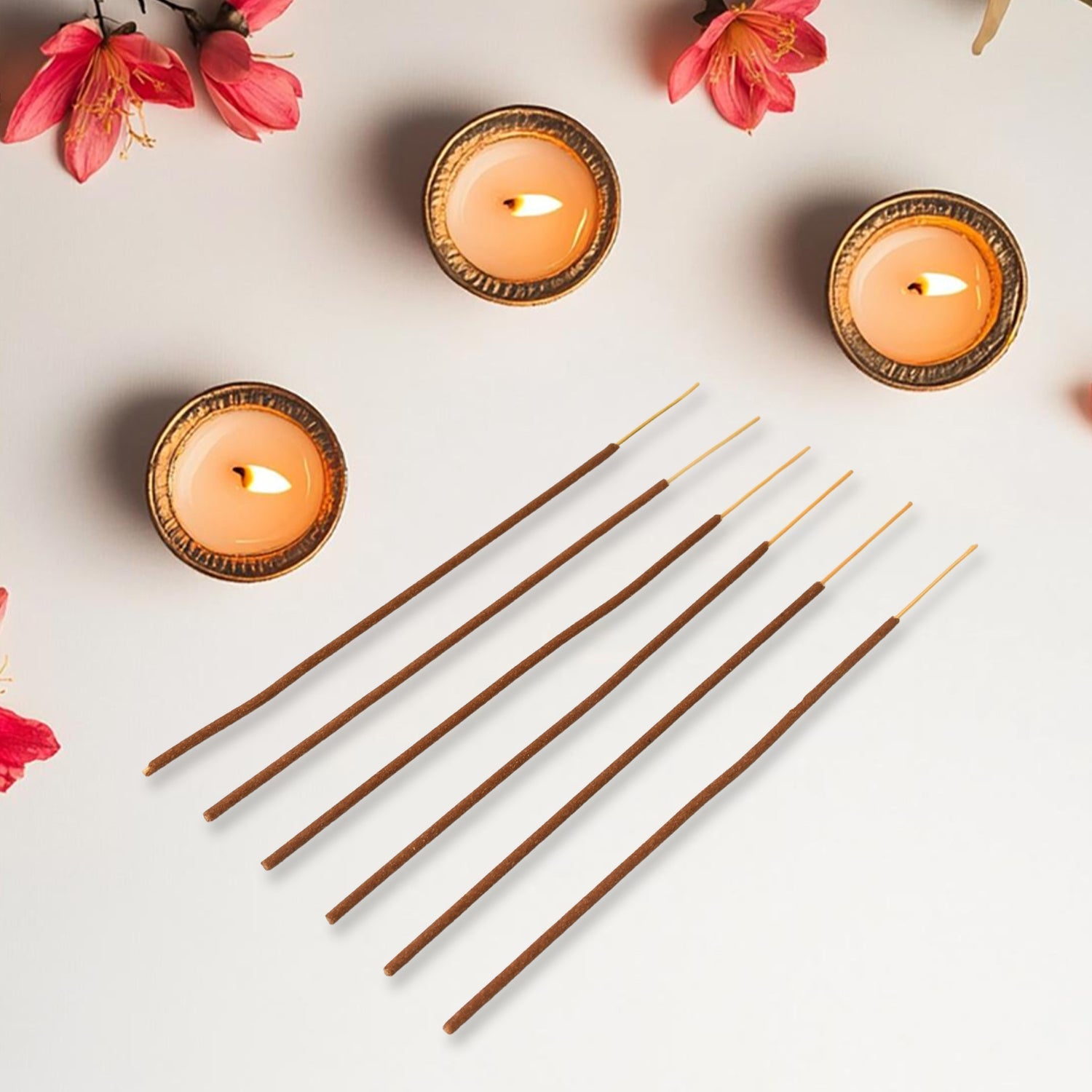 Orchid Flavour Incense Sticks  Agarbatti (90 Gm With Machis  1 Packet) Wukusy