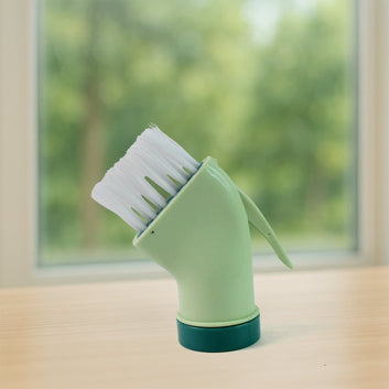 Multipurpose Bottle-connectable Cleaning Brush With Built-in Scraper (1 Pc)