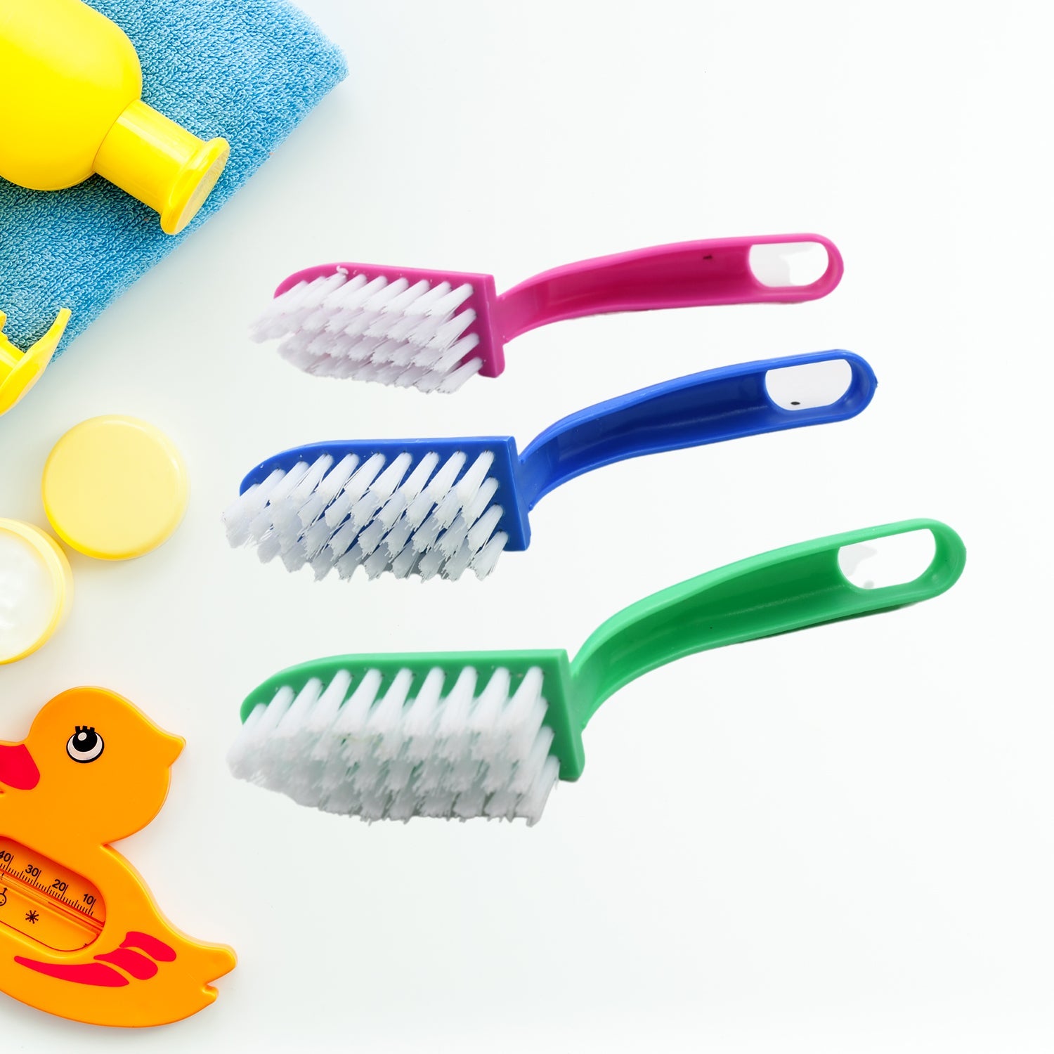 7956 Multi-purpose Kitchen Cleaning Brushes - Fish Cleaning Vegetable Cleaning Tool Cleaner Utensils Fruit Cleaning 3 Piece Wukusy