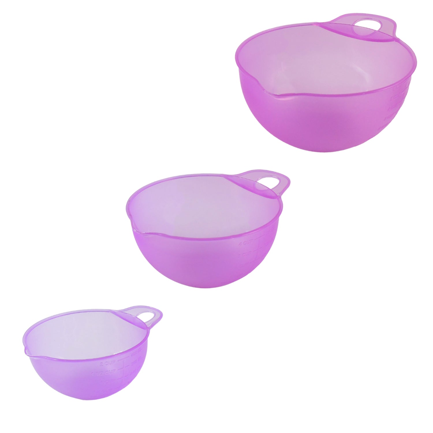 Apex Mix  Measure Prep Bowl Set  3 Pieces Wukusy