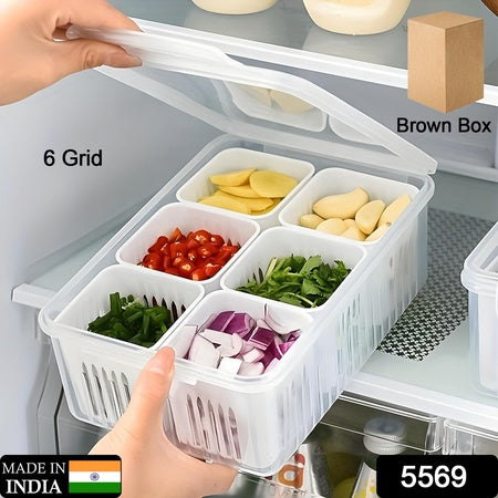 Fridge Storage Boxes Freezer Storage Containers Container For Kitchen Storage Set Storage In Kitchen Vegetable Storage Draining Crisper Refrigerator Food Box (1 Pc) Wukusy