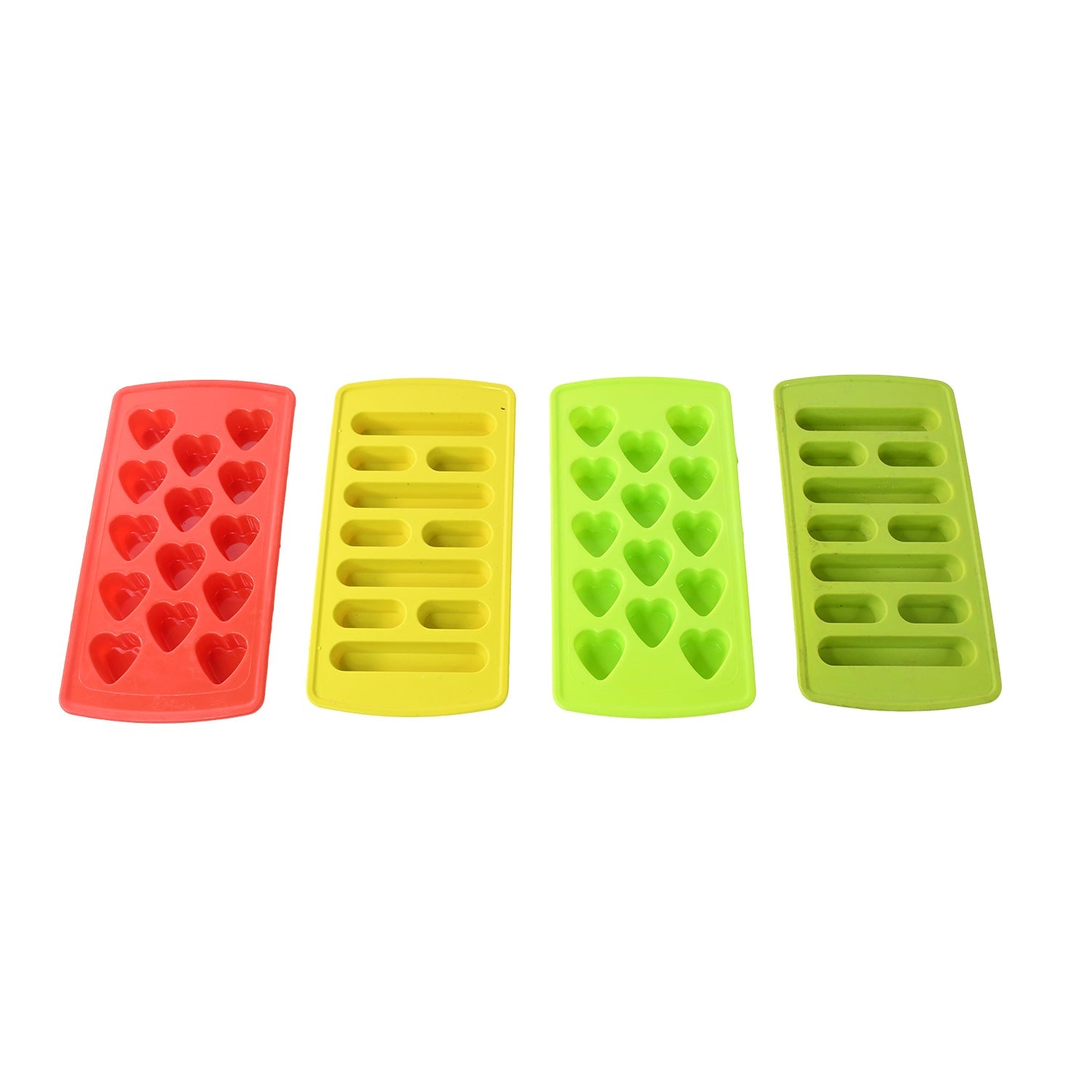 Plastic Ice Cube Tray Set (4 Pc) Wukusy