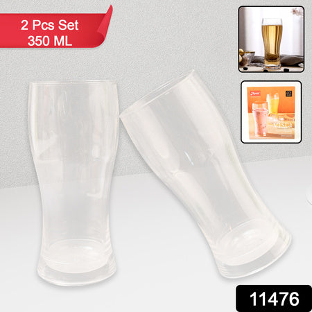 Apex Vista Unbreakable Pitcher Glass Set  350 Ml (Approx)  2-piece Wukusy